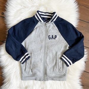 GapKids Letterman Style Zip Sweatshirt